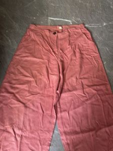 Wide Leg linen Crop Pants