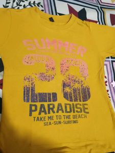 Yellow "Summer Paradise" T-Shirt