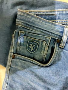 Cantabil Light Wash Distressed Jeans