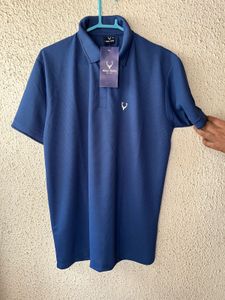 Allen Solly Blue Polo T-Shirt newwdtag