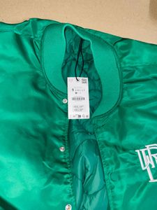 zara Green Bomber Jacket size S  with original tag
