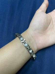 Sparkling Silver-Tone Bracelet