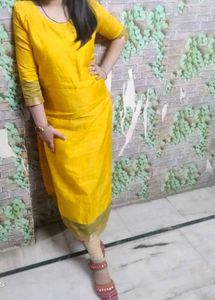 Vibrant Yellow Kurta
