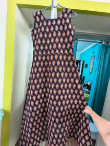 Printed high-low Kurta for Women