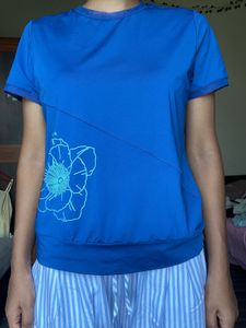 Blue Graphic T-Shirt