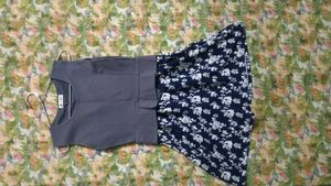 stylish flower printed tunic top