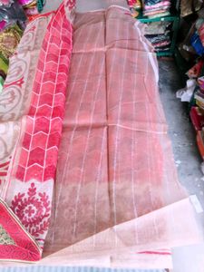 New stone work cotton saree