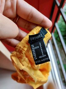 forever21 Embroidered Yellow Summer playsuit