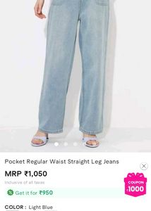 Light Wash Wide Leg Jeans