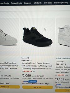 Men's Black sports Shoes
