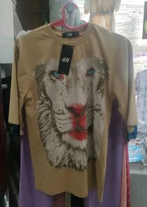 Lion Print T-Shirt