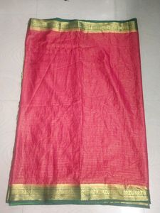 Red And Green Colour Saree