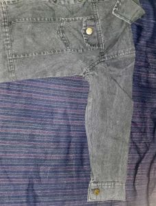 Stylish Grey Denim Jacket