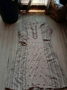 Women Long Kurti, Pure Khadi Cotton