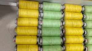 Sewing Thread Bundle - Yellow &amp; Green