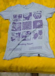 Blooming Flower Graphic T-Shirt