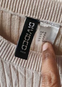 H&amp;M Ribbed Knit Midi Dress