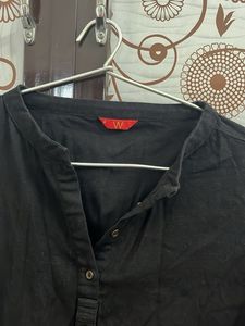 Classic Black Kurta