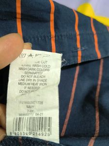 Boy's Striped Casual Shirt