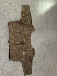Elegant Brocade Blouse