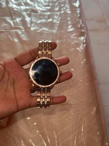 Stylish Rose Gold Smartwatch with Box