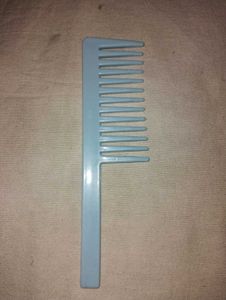 Light Blue Wide Tooth Comb