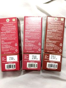 Mamaearth Luxe Matte Long Stay Lipsticks 1,3,7 sha