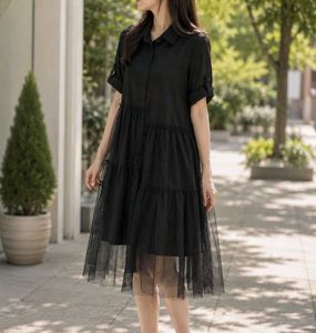 korean Tiered Midi Dress