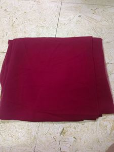 Dupatta Georgette maroon color brand new 2.5m