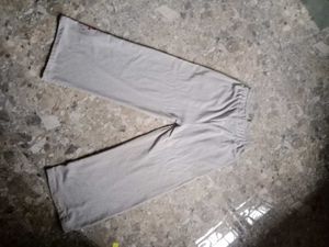 Hand-painted Cherry Blossom grey Pants