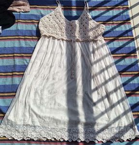 Cream Fairy Tale Lace Dress