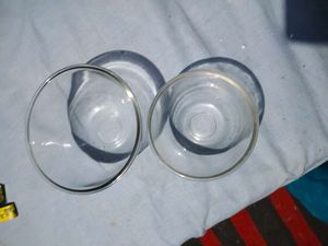 2 combo Glass Bowls
