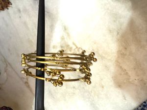 Elegant Gold Tone kashmiri Bangle Set of 4