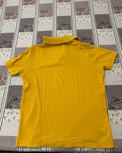 Woodland Men's Yellow Polo T-Shirt