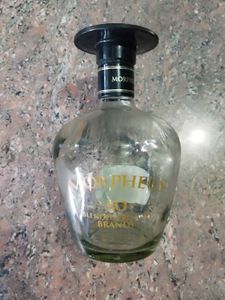 Glass wine bottle for home decoration