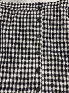 Cute Gingham Ruffle Skirt