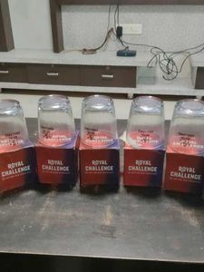 Royal Challenge Glasses (Set of 6