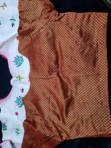 Embroidered Silk Blouse