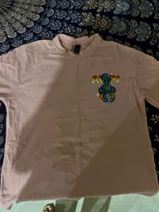 Pink Alien Graphic T-Shirt