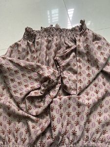 Boho Print Off-Shoulder Top