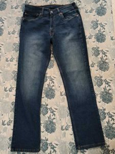 Levi's straight fit Navy Blue jeans