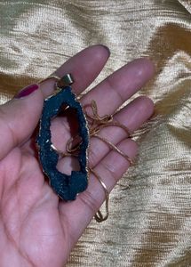 Boho Geode Slice Pendants | Anti Tarnish