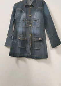 Denim Mini Shirt Dress price 🔻