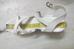 White Wedge Heels