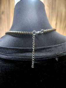 90%.off Sale Unique Silver Tone Chain Necklace