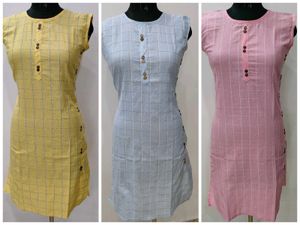 Combo of 3 Cut Sleeve Kurti For Summers.