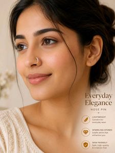 Elegant Diamond Nose Pin