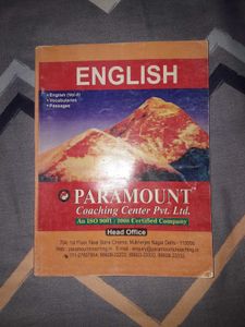 Paramount Coaching Test Series Books