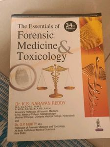 KS Narayan Reddy Forensic Medicine & Toxicology