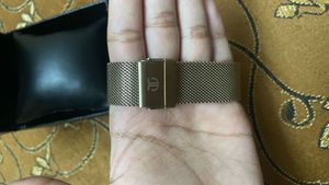Original Titan Elegant Gold Mesh Watch